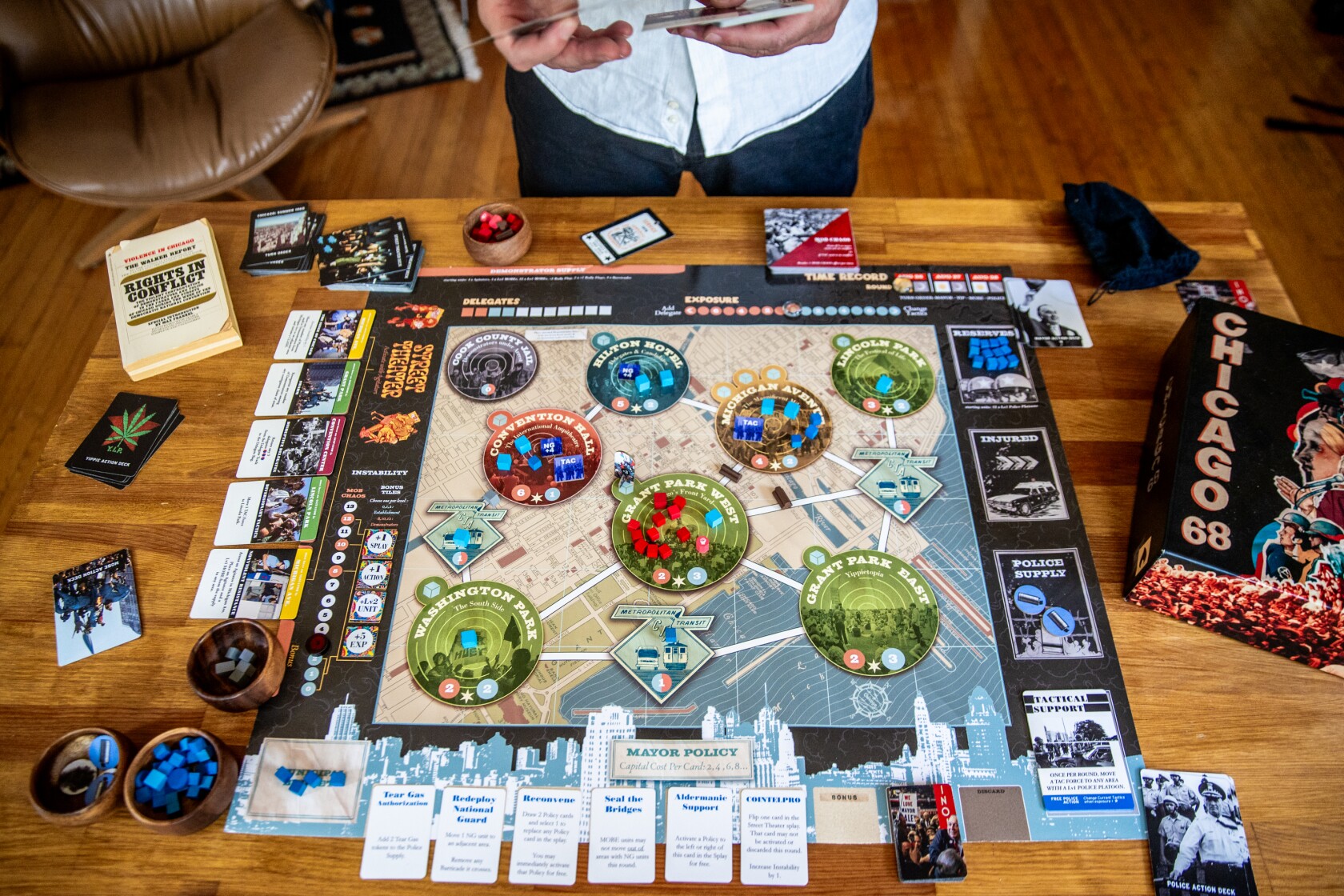 Chicago '68 board game allows players to reimagine outcomes of ...