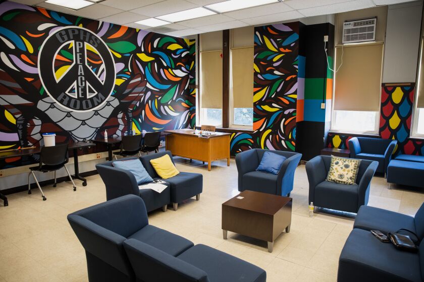 The Peace Room at Gage Park High School.