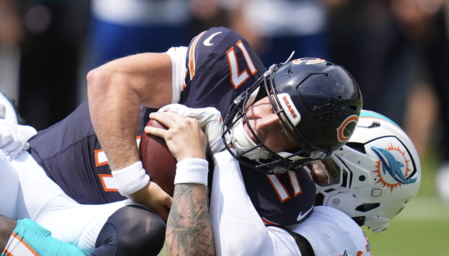 Bears trail Dolphins 14-10 at halftime of preseason opener Bears trail Dolphins 14-10 at halftime of preseason opener