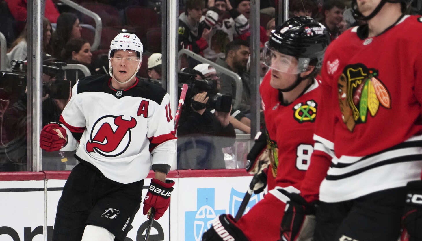 Blackhawks Fall to Devils Amid Controversy Blackhawks Fall to Devils Amid Controversy