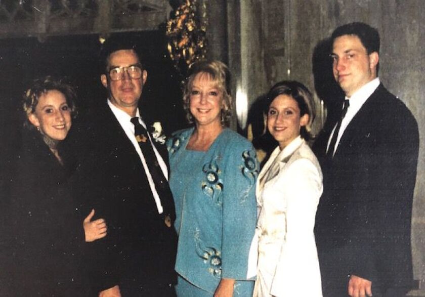 Vanessa Kolpak (from left) with her father Paul Kolpak, mother Vivian Kolpak, sister Alexis Kolpak and brother Todd Kolpak.