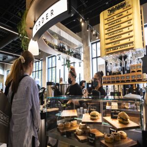Customers shop on the opening day of Dom’s Kitchen and Market at 2730 N. Halsted St. in Lincoln Park on the North Side, Tuesday morning, June 8, 2021