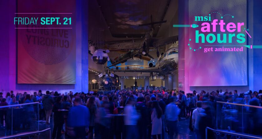 Learn about the science behind Pixar’s animated films at this MSI after-hours event. | Provided
