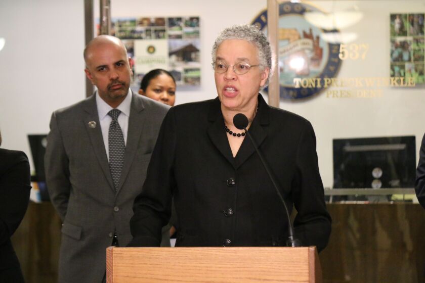 Cook County Board President Toni Preckwinkle