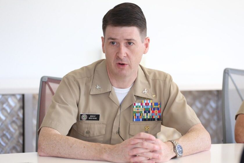 Navy Capt. Brent Breining, director of the Warrior Games, being held around Chicago June 30-July 8, says, “We wanted to bring it into middle America.” | Rich Hein / Sun-Times