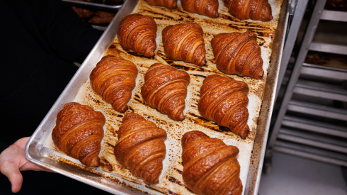Freshly baked croissants at Publican Quality Bread at 1759 W. Grand Ave. in West Town, Thursday, Oct. 15, 2026.