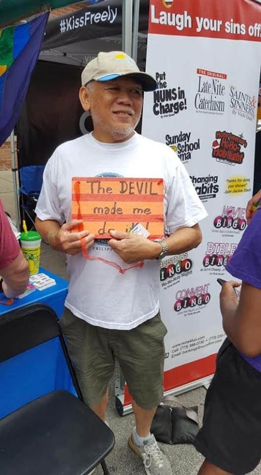 Ken Ilio at a Chicago Market Days celebration.