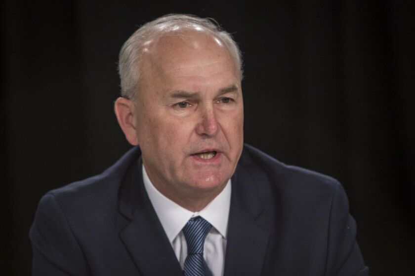Madison County Schools Supt. Bob Daiber at the Chicago Sun-Times Editorial Board forum on Wednesday, Jan. 17, 2018. | Rich Hein/Sun-Times