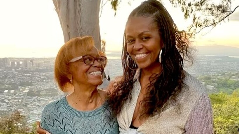 Marian Robinson and her daughter, Michelle Obama