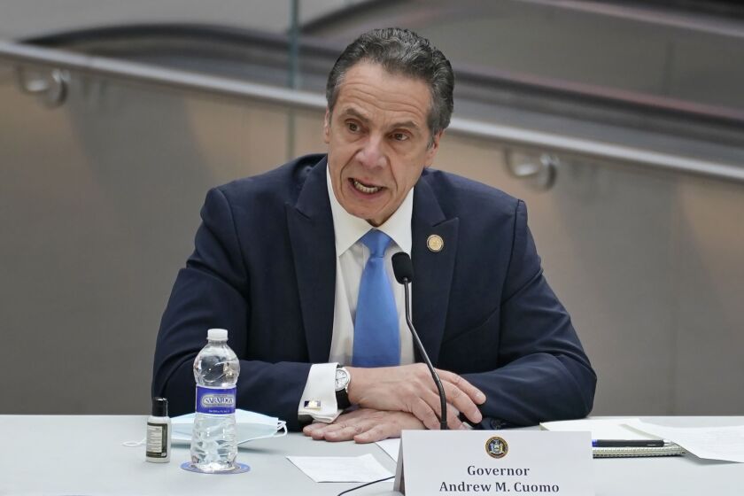 New York Gov. Andrew Cuomo.