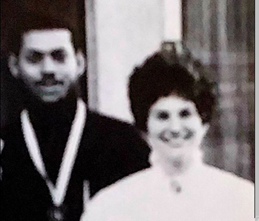 Steve Watts and Jeanne Gustavson in their young days in love — before four decades apart.