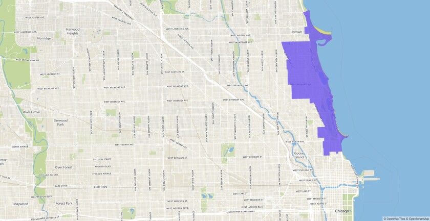 Illinois House 12th District map.