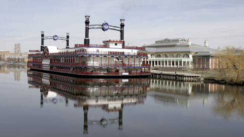 The Grand Victoria Casino in Elgin, which Gov. JB Pritzker once held an interest in.