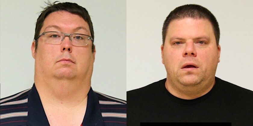Paul Powell (left) and Timothy Hagan | Plainfield police