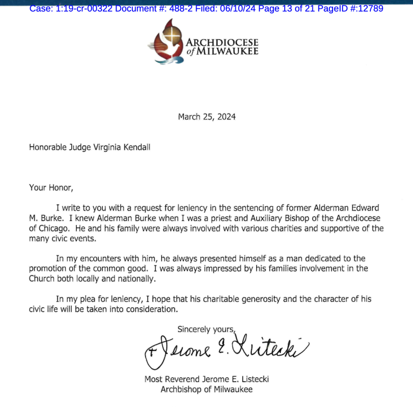Ex-Ald. Edward M. Burke relied on Catholic card in effort to soften ...