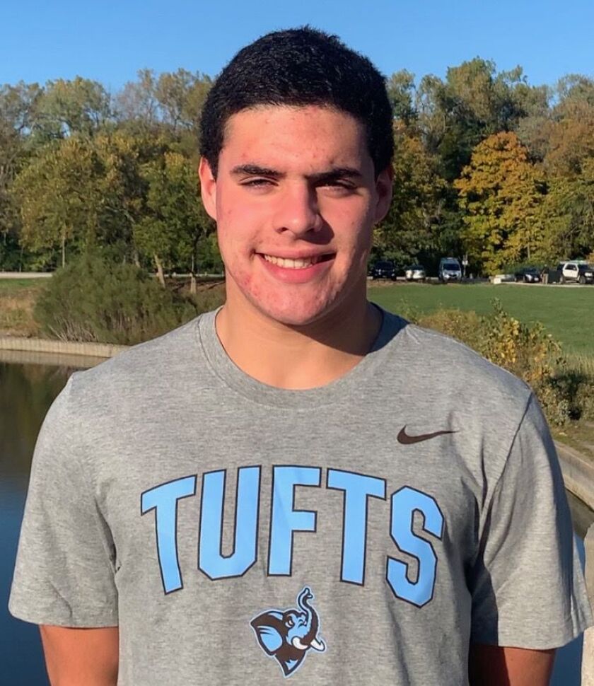 Evanston swimmer Charlie Duffy, who is committed to Tufts, understands firsthand the dangers of COVID-19 after battling the disease earlier this year. 