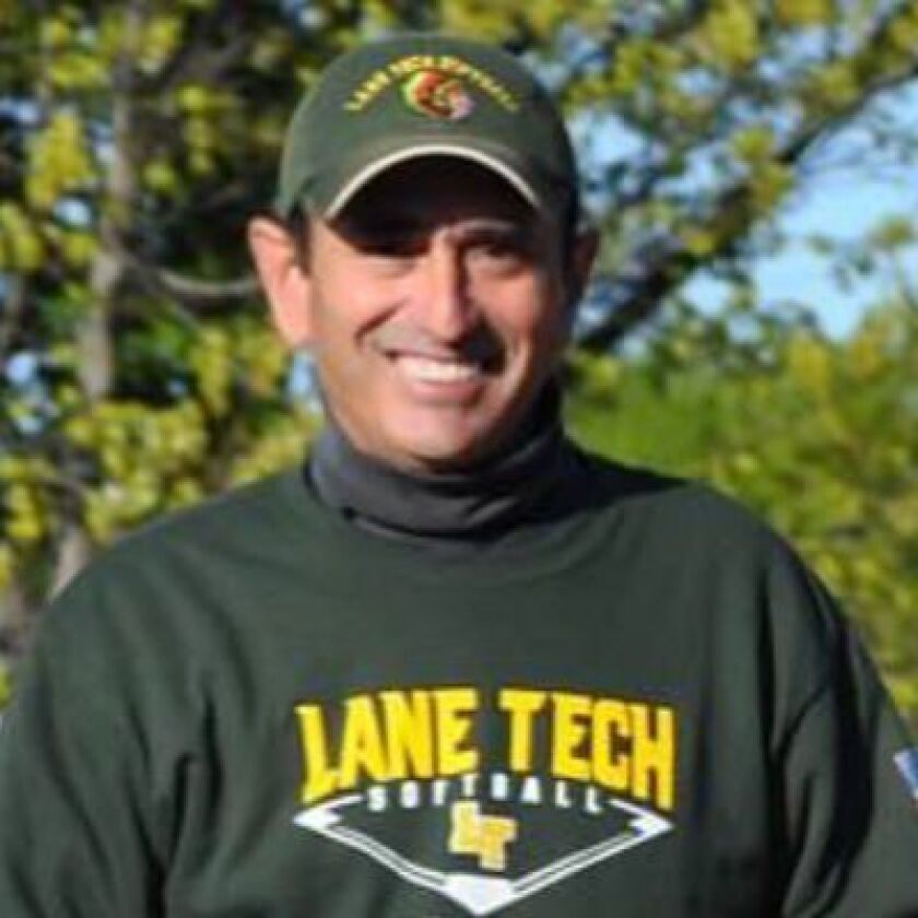 Fired Lane Tech girls softball coach Charles Rocha. | Twitter