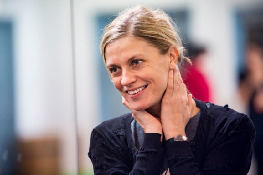 “The dancers at Hubbard Street are so able, so dynamic, so seemingly limitless,” says choreographer Crystal Pite, photographed at the Hubbard Street Dance Studios. | James Foster/For the Sun-Times