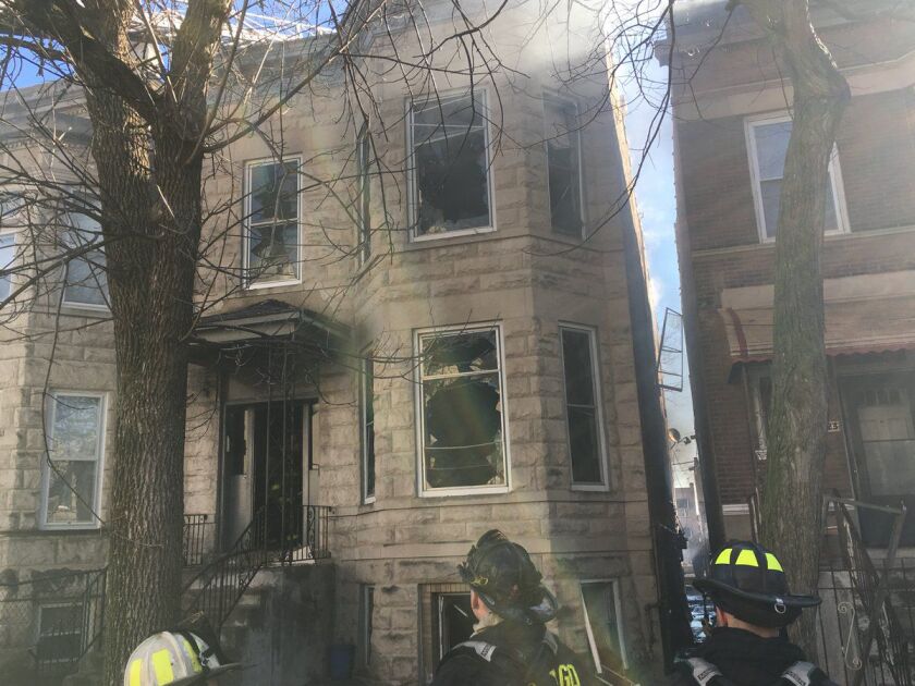A Chicago firefighter was critically injured while fighting an extra-alarm fire March 3 in the 1900 block of South St. Louis. | Fire Media Affairs