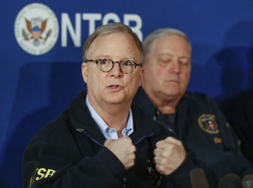 National Transportation Safety Board chairman Robert Sumwalt. The State via AP