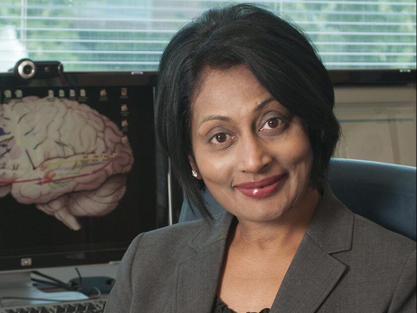 Dr. Mani Pavuluri, a child psychiatrist at the University of Illinois at Chicago, acknowledged mistakes in prescribing lithium to children but said she treated each child enrolled in her study “like an angel.” | Joshua Clark / UIC Photo Services