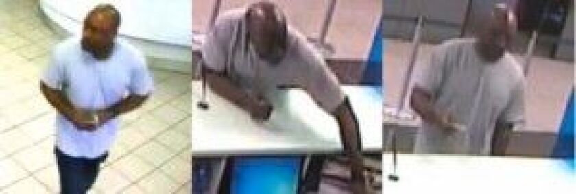 Surveillance photos of the suspect who robbed a Citibank branch March 12 in Rogers Park. | FBI