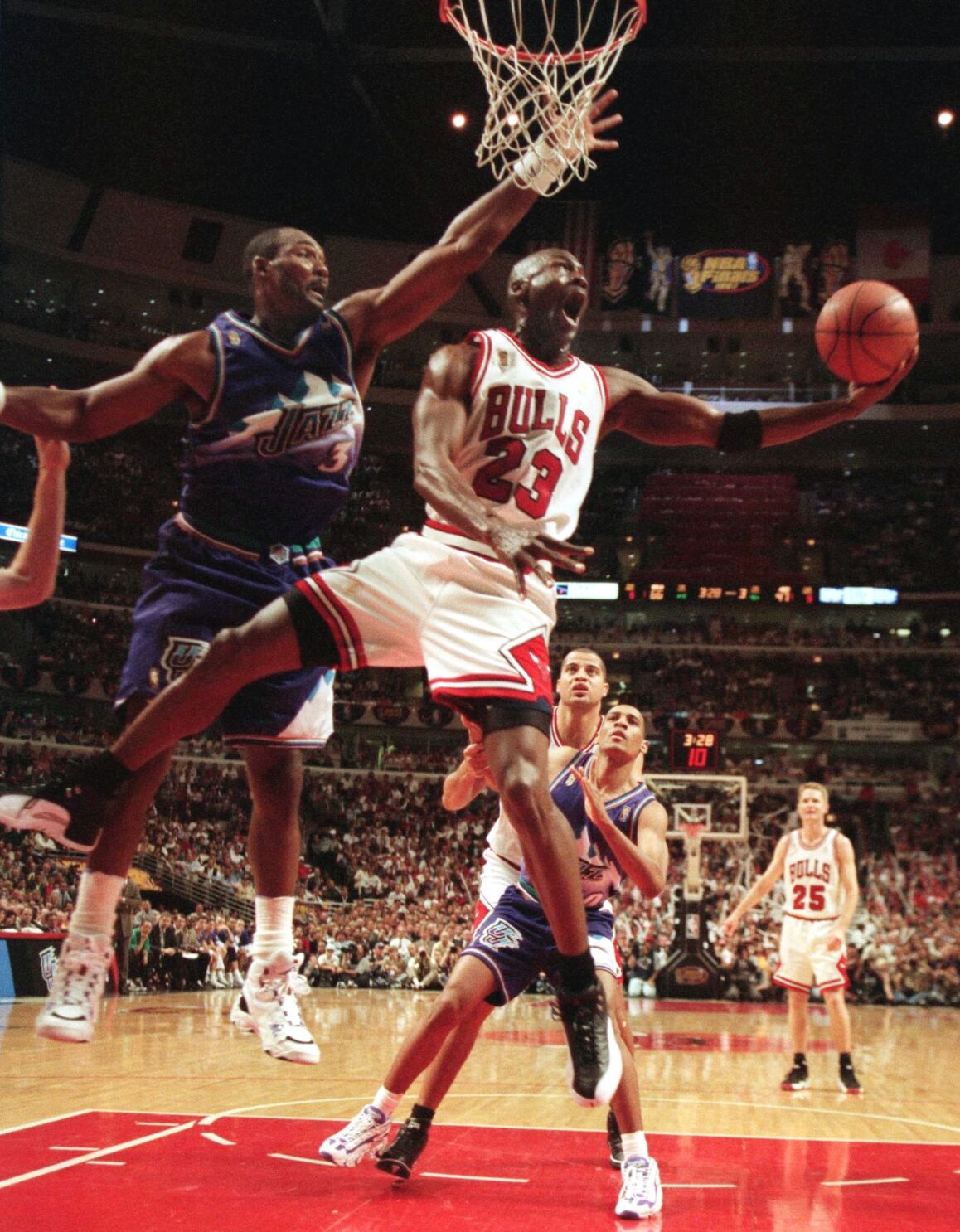 Chicago Bulls 1997 NBA Finals Basketball Shorts - Game Time