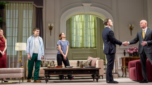 1_Holiday Production Photos: (L-R) Molly Griggs, Wesley Taylor, Bryce Gangel, Luigi Sottile, Jordan Lage.