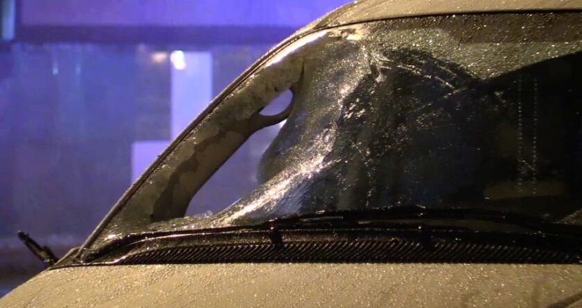 Two women were struck by a minivan early Sunday in the South Side Calumet Heights neighborhood. | Network Video Productions