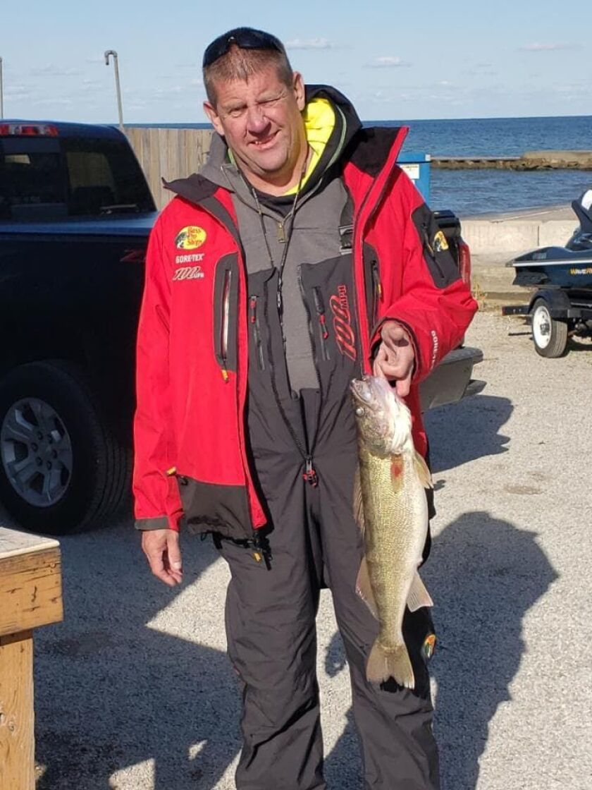 Shaun Murphy with a good Lake Erie walleye. Provided photo