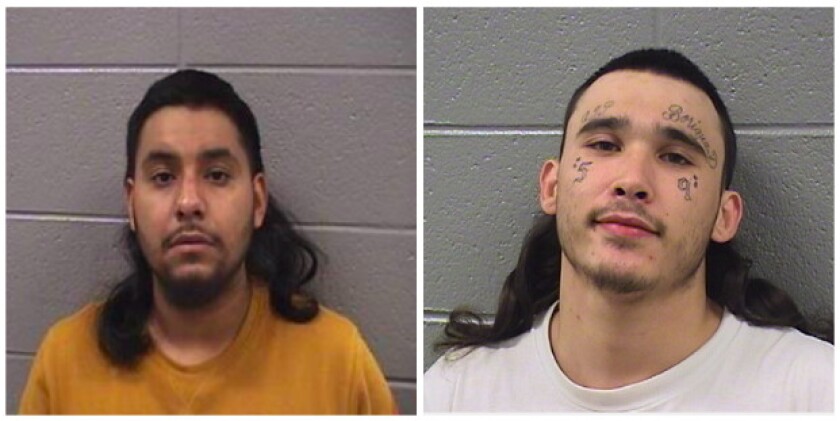 Pedro Ruiz (left) and Christian Gonzalez