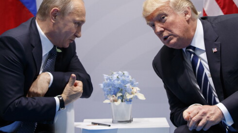 President Donald Trump meets with Russian President Vladimir Putin at the G20 Summit in Hamburg.
