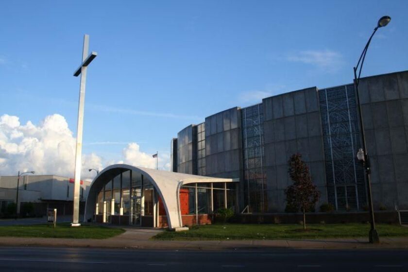 Bill Pavlecic’s design projects included futuristic St. Gall’s church in Chicago, which has been likened to a UFO. | Provided photo