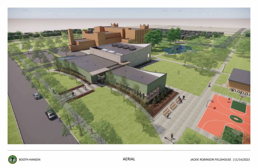 Proposed design for the new Jackie Robinson Park fieldhouse.