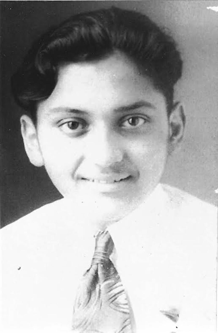 Young Manuel Sanchez.