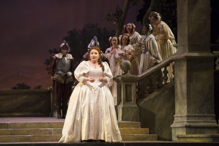 Albina Shagimuratova stars as Elvira in “I Puritani” at Lyric Opera. | © Todd Rosenberg 2018