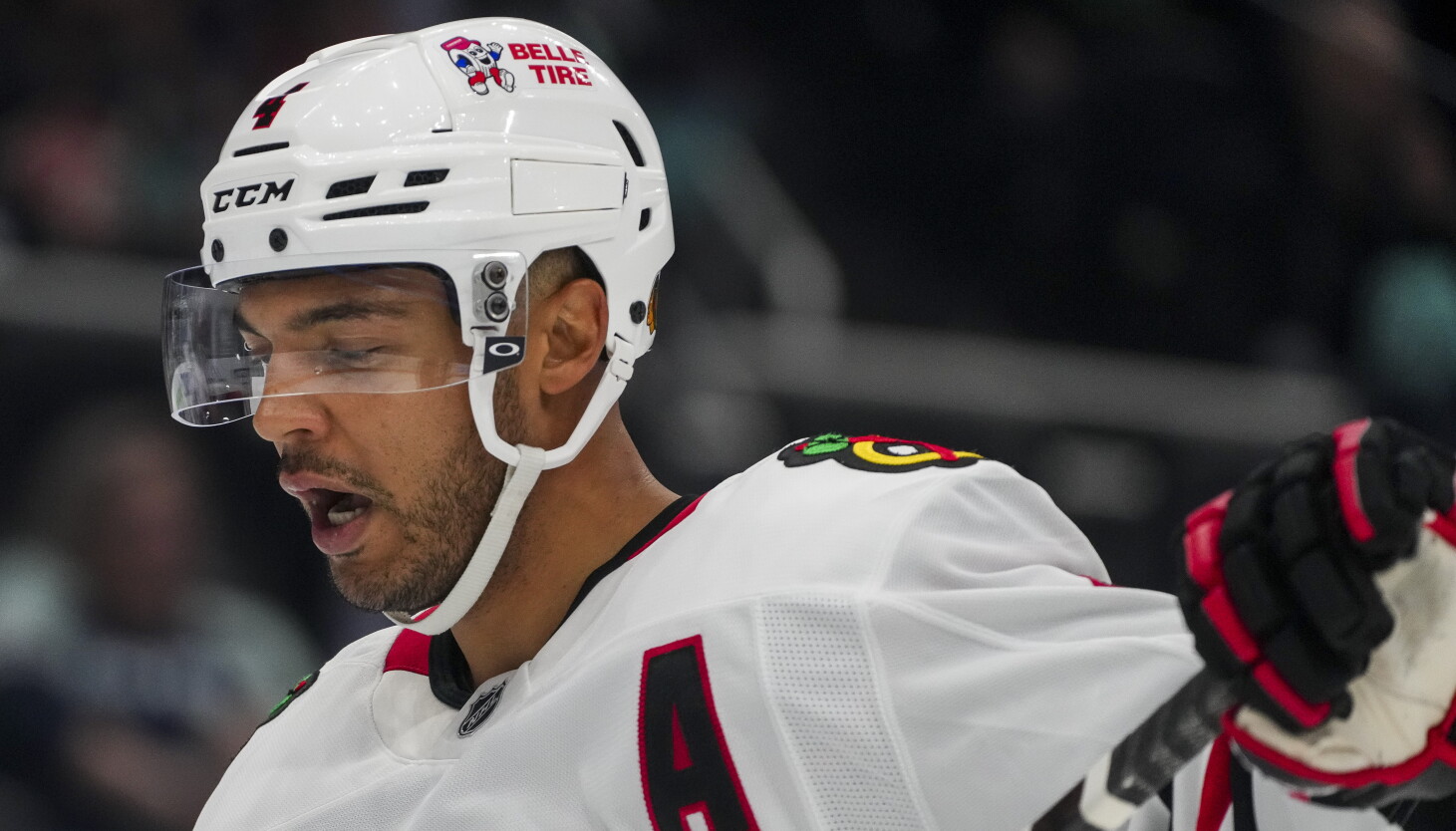 Blackhawks Bench Taylor Hall Against Canucks Blackhawks Bench Taylor Hall Against Canucks