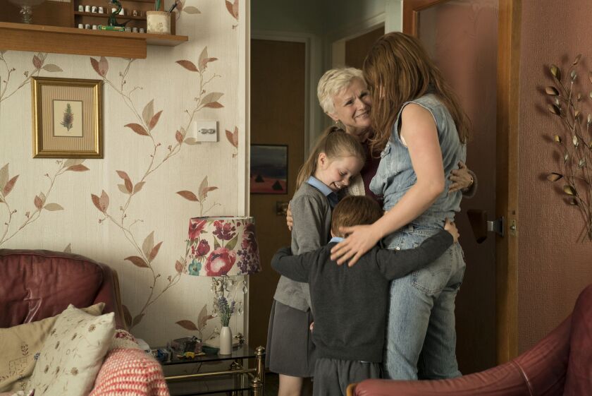 Marion (Julie Walters) and Rose-Lynn Harlan (Jessie Buckley) in WILD ROSE. Courtesy of NEON