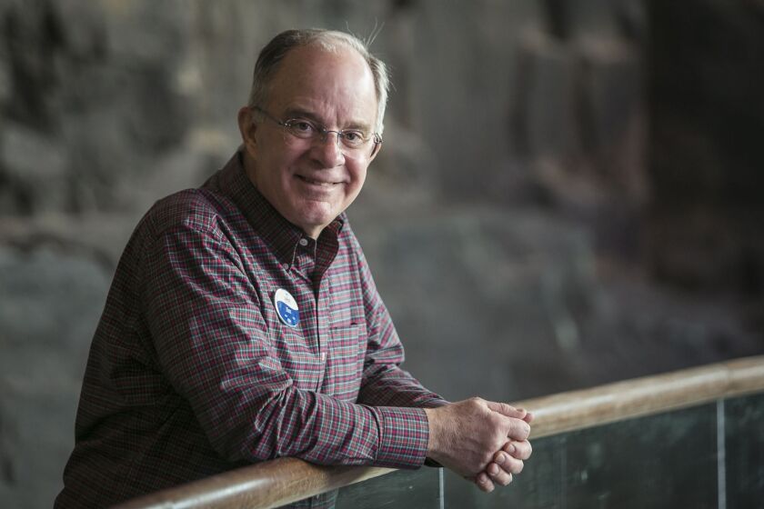 Jim Robinett, senior vice president of external and regulatory affairs at Shedd Aquarium, is retiring this week after 40 years. | Ashlee Rezin/Sun-Times
