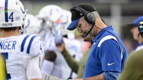The Colts fired head coach Frank Reich on Monday.