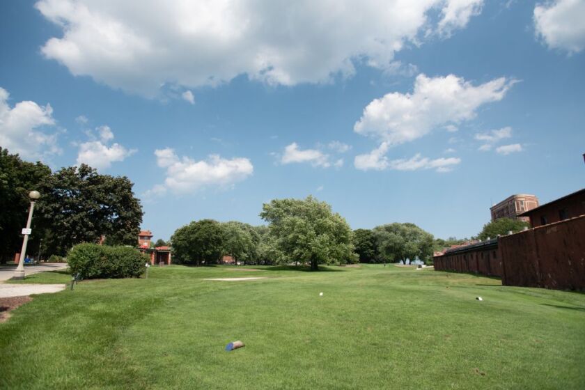 The golf course at the South Shore Cultural Center would merge with a one at Jackson Park under a park district proposal. | Colin Boyle/Sun-Times