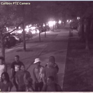 Chicago Police on Sunday released these video images of a group that led a woman to run onto Lake Shore Drive early Sunday.