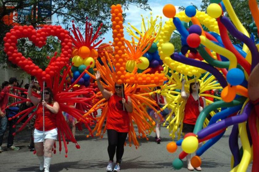 Chicago’s annual Pride Parade takes place June 28. | SUN-TIMES FILE PHOTO