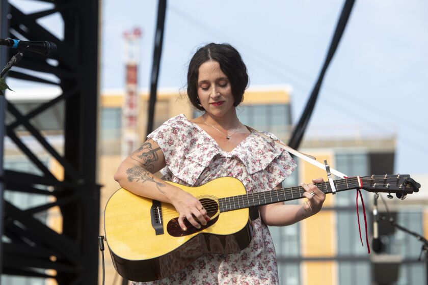 Waxahatchee performs on the Green Stage at Pitchfork music festival at Union Park, Saturday, Sept. 11, 2021.