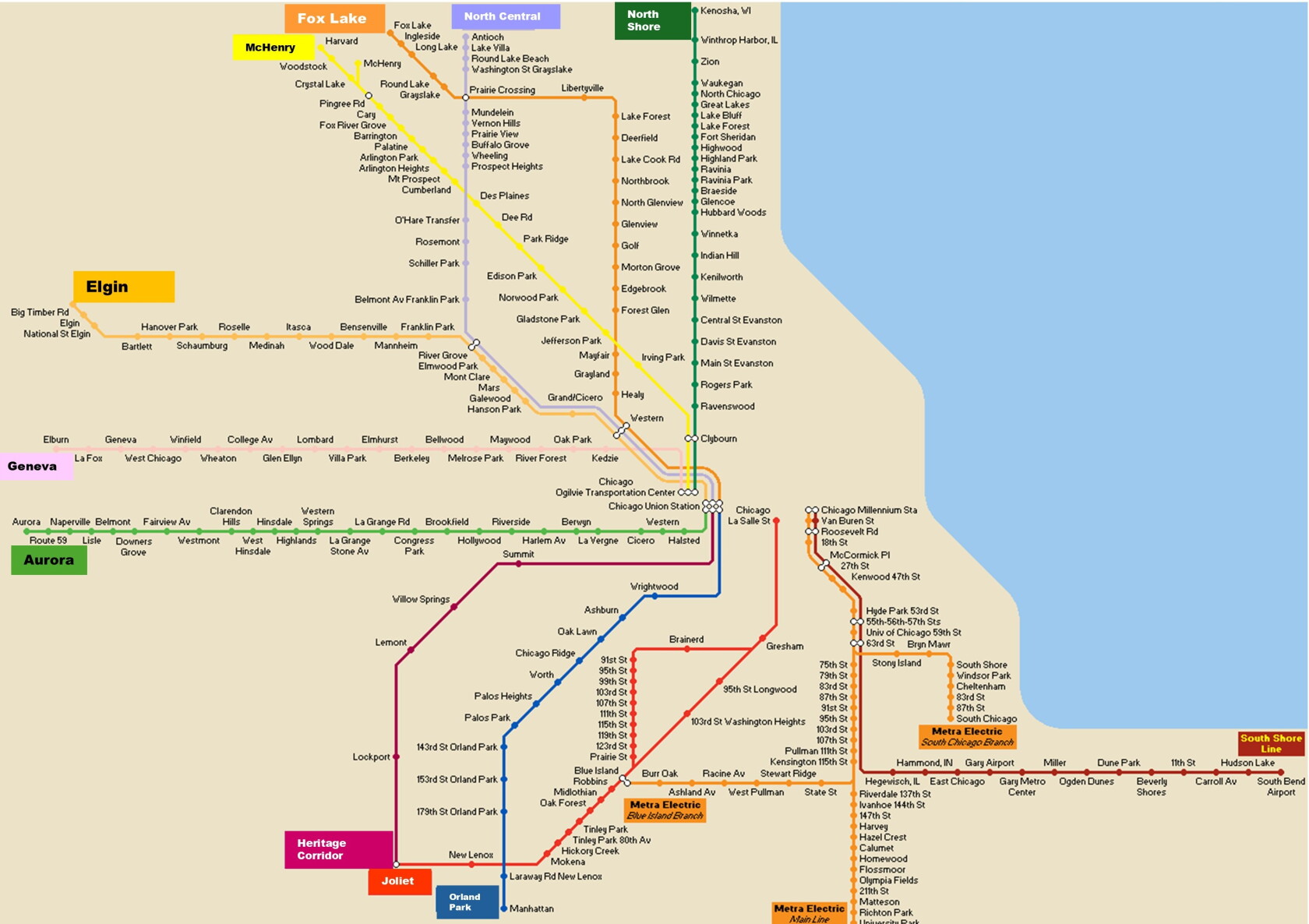 Metra Main Line Best bet to rename Metra rail lines: Use history, geography as a guide ...