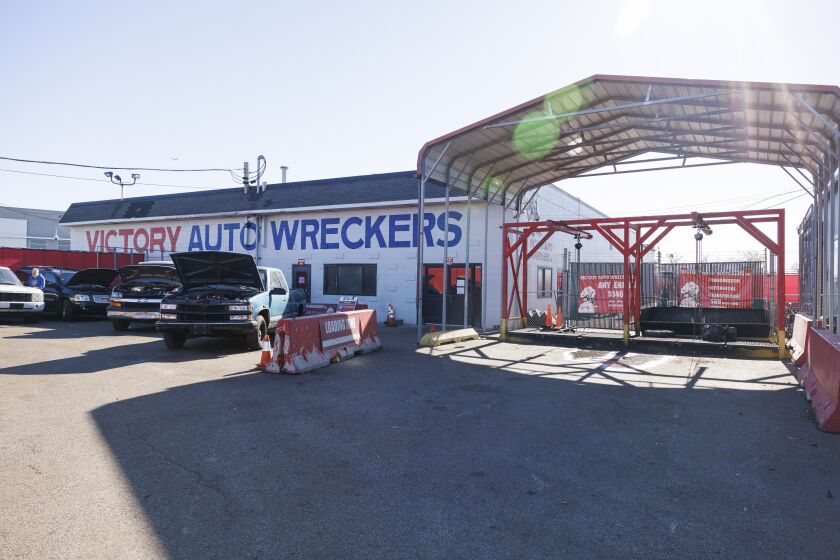 Victory Auto Wreckers at 710 E. Green Street in Bensenville, Thursday, Nov. 9, 2023. Victory Auto Wreckers is shutting down after nearly 80 years in business. | Anthony Vazquez/Sun-Times