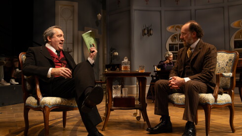 Ian Barford and Joey Slotnick star as Hermann and Ludwig, respectively, in “Leopoldstadt.”