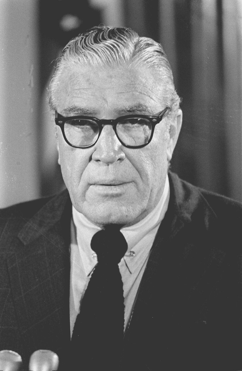 Clarence M. Kelley, FBI director from 1973 to 1978.