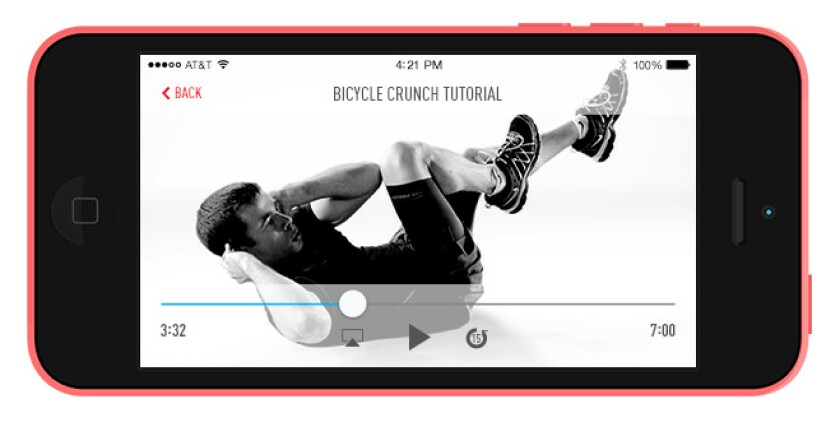 Johnson & Johnson’s Official 7-Minute Workout app.