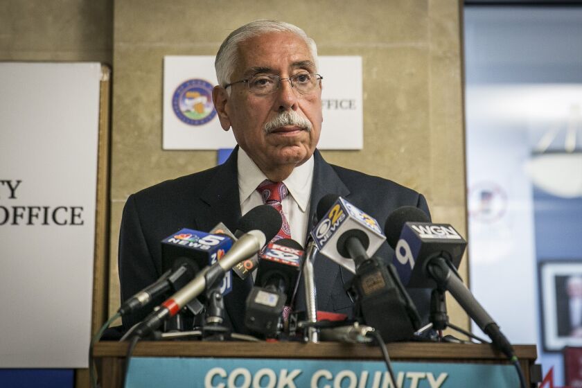 Even after convicted mobster Joseph J. Lombardi died, former Cook County Assessor Joseph Berrios (above) and his successor Fritz Kaegi kept granting tax breaks in Lombardi’s name for six years.